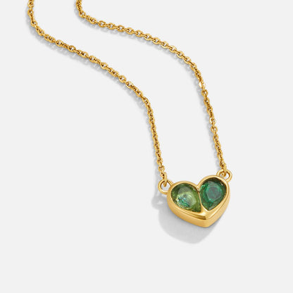 Amore Crystal Heart Necklace