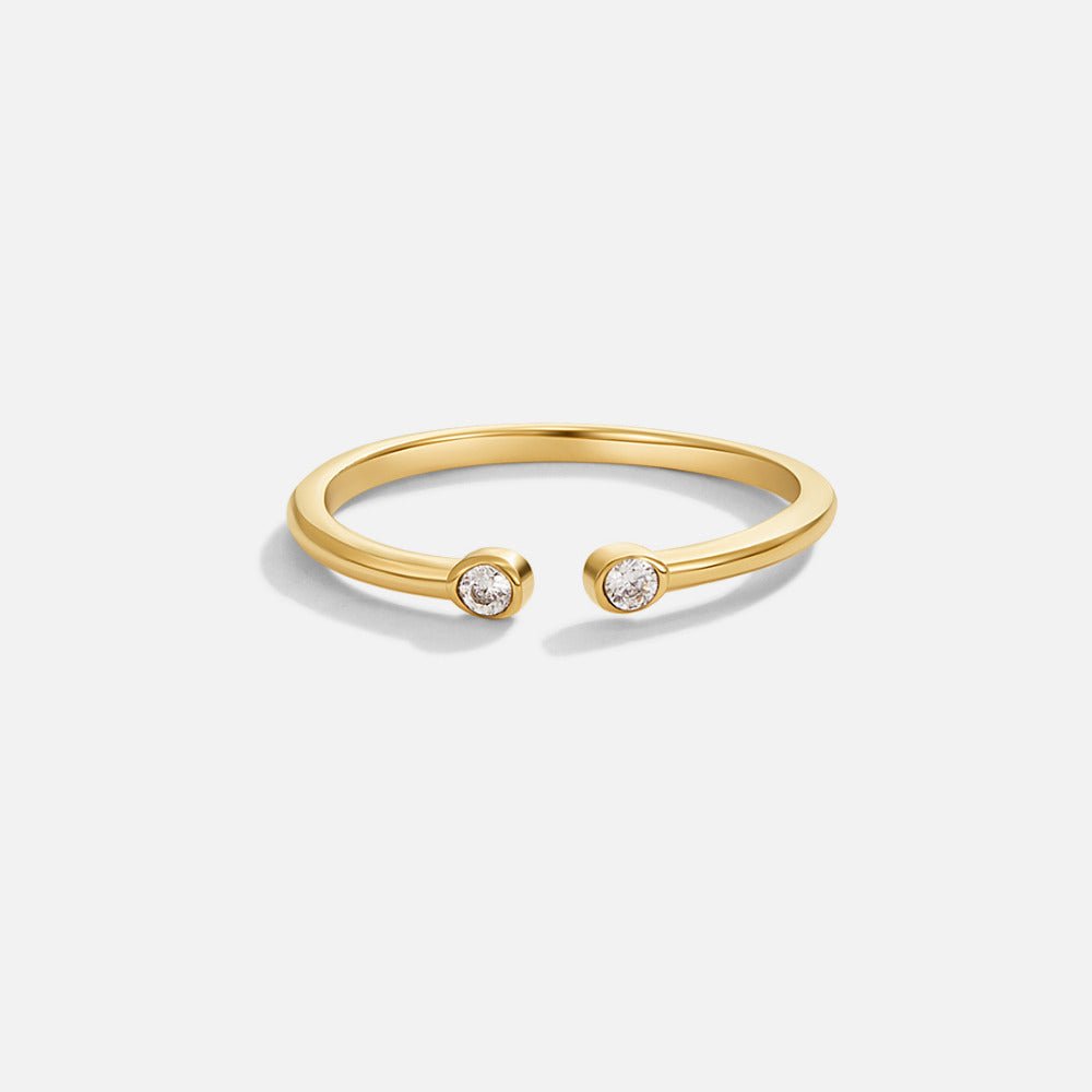 Cali Gold Crystal Ring