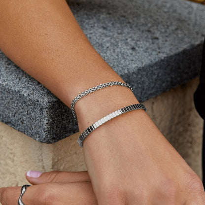 Capri Silver Chain Bracelet