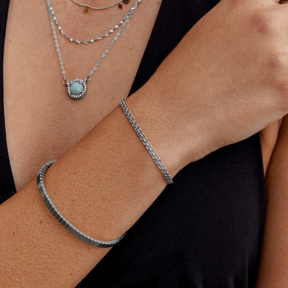 Capri Silver Chain Bracelet