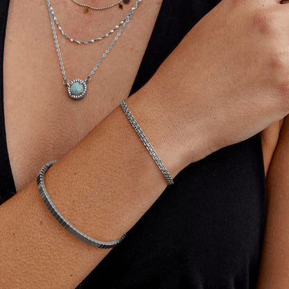 Capri Silver Chain Bracelet