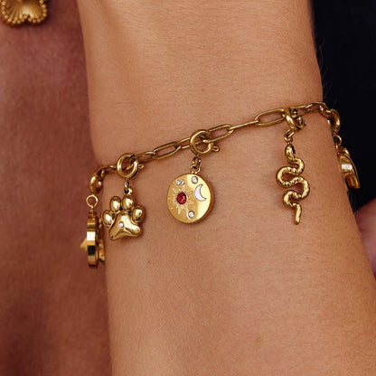 Celestial Sun & Moon Charm