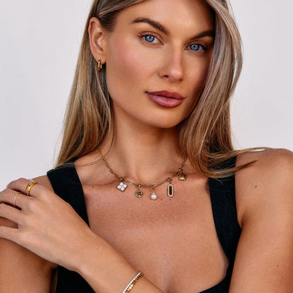 Crystal Ivory Charm