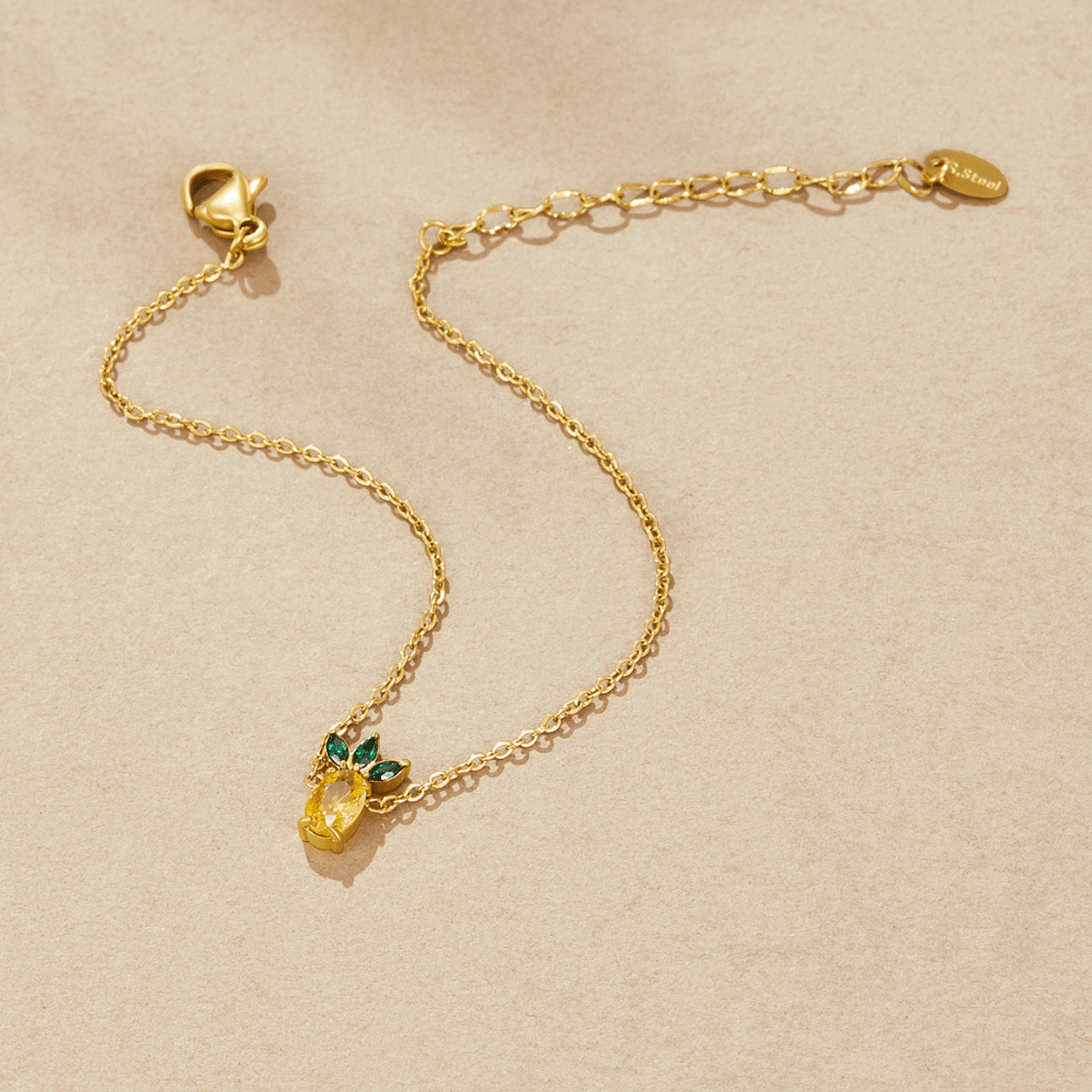 Crystal Pineapple Bracelet