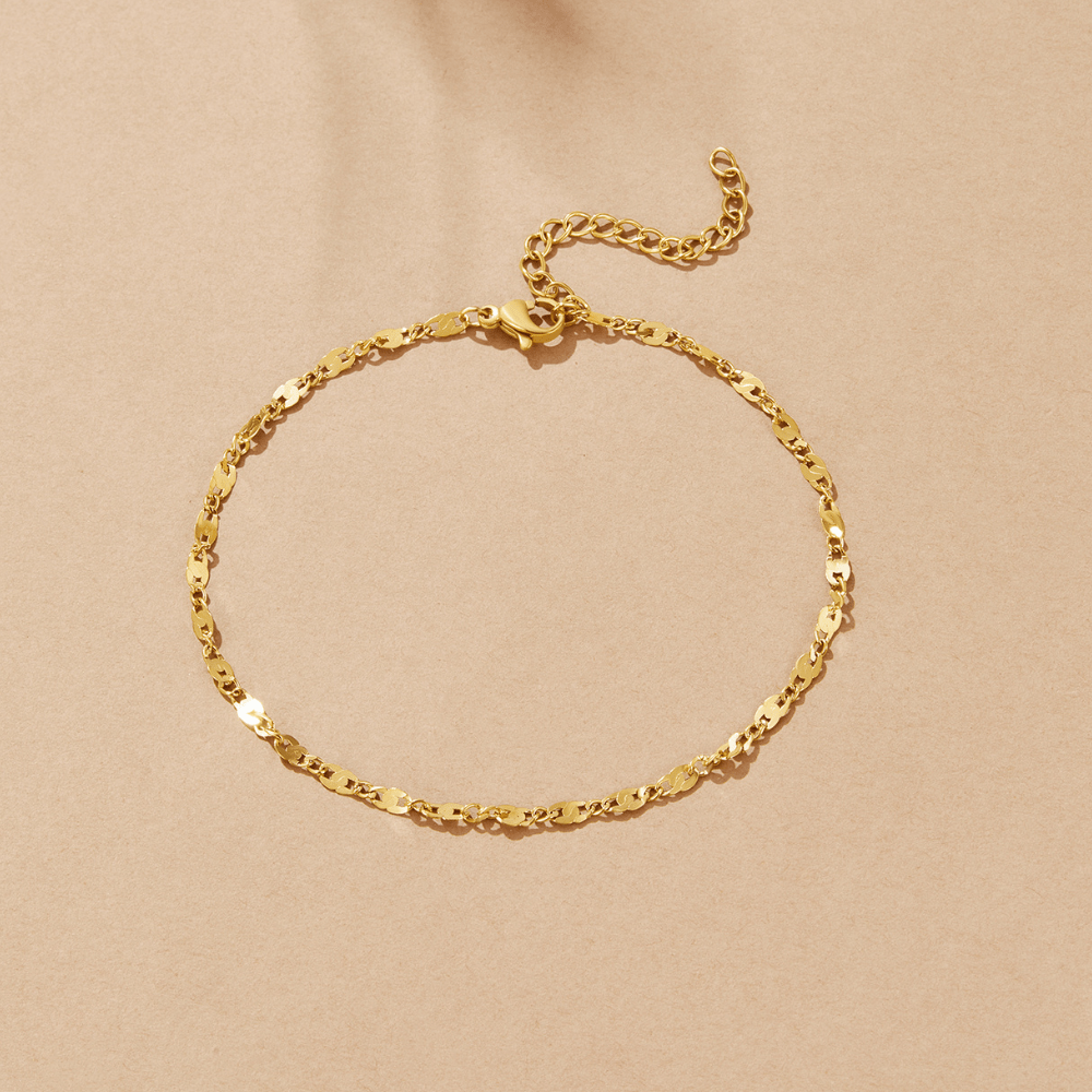 Elise Gold Anklet