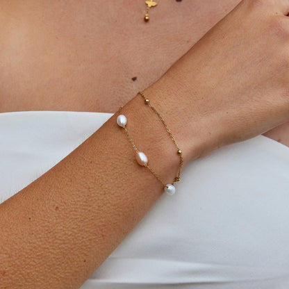 Freshwater Pearl Layered Bracelet
