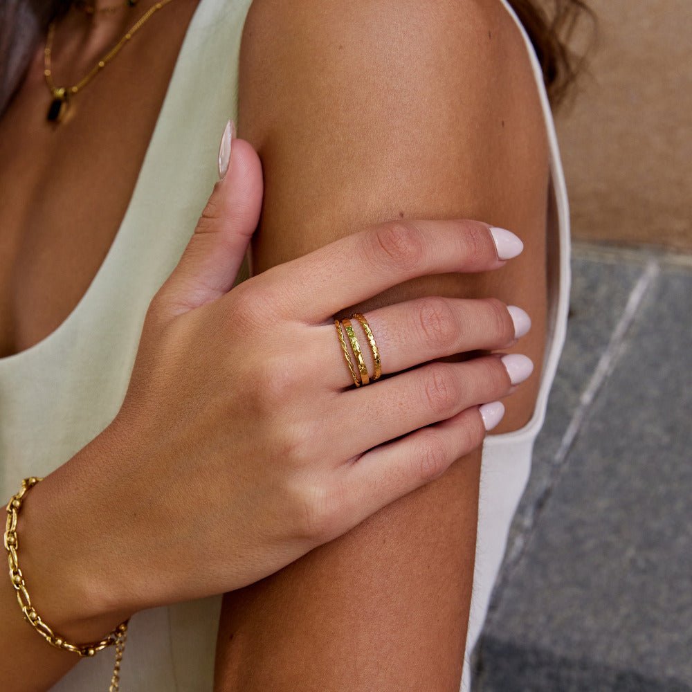 Hella Gold Stacked Ring