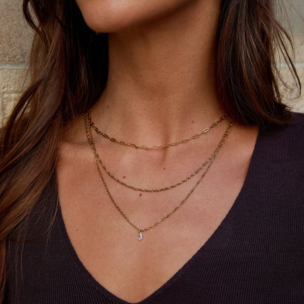 Jana Triple Chain Necklace