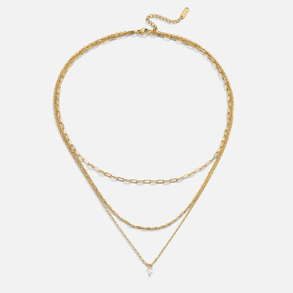 Jana Triple Chain Necklace