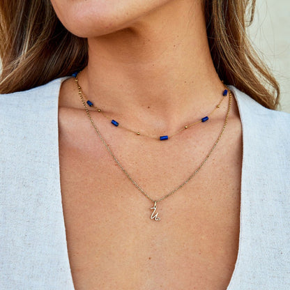 Lapiz Lazuli Bead Necklace