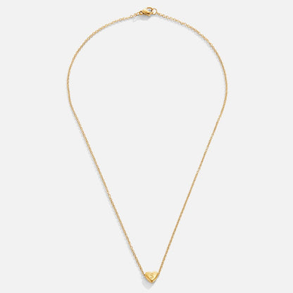 Letter Heart Necklace
