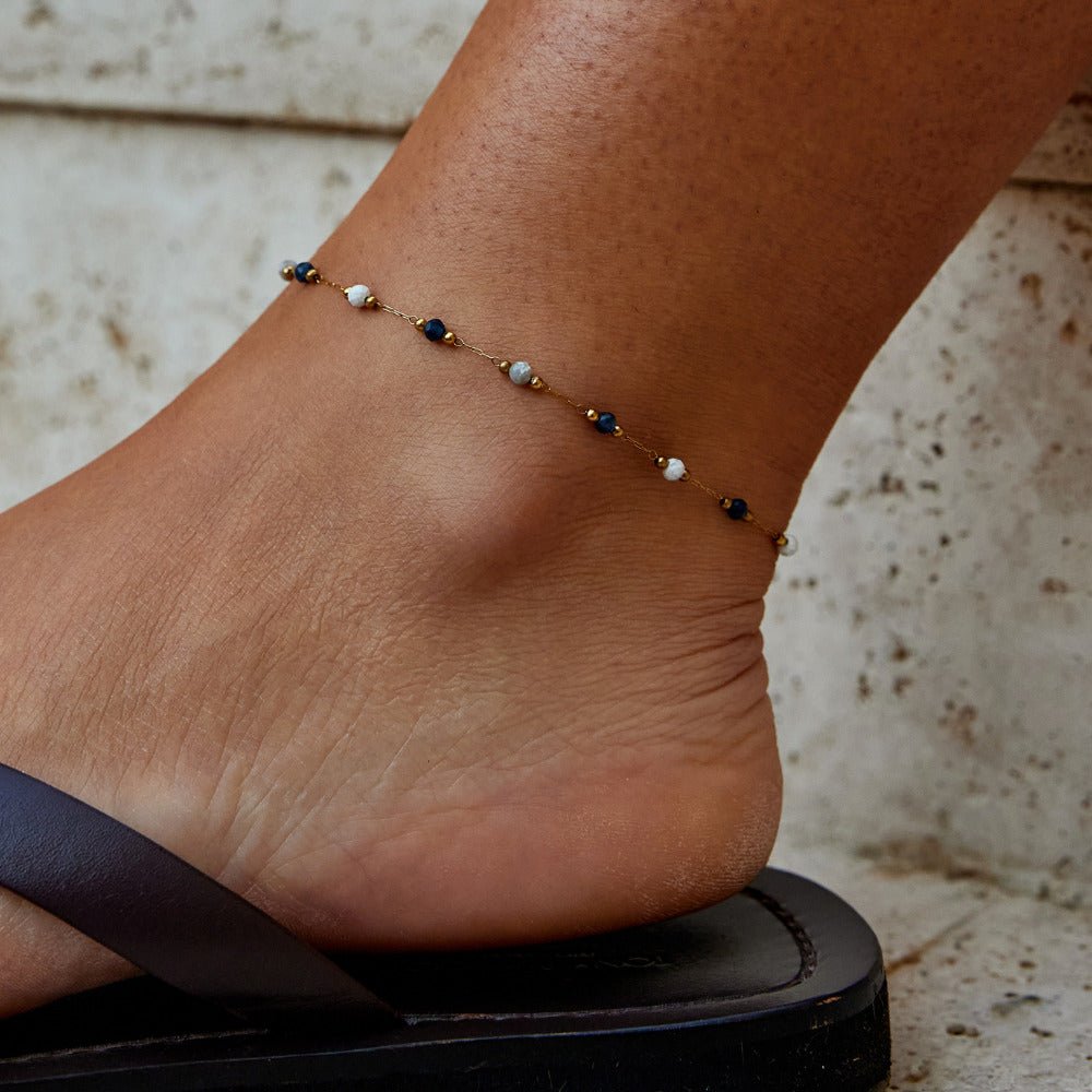 Lulu Natural Stone Anklet