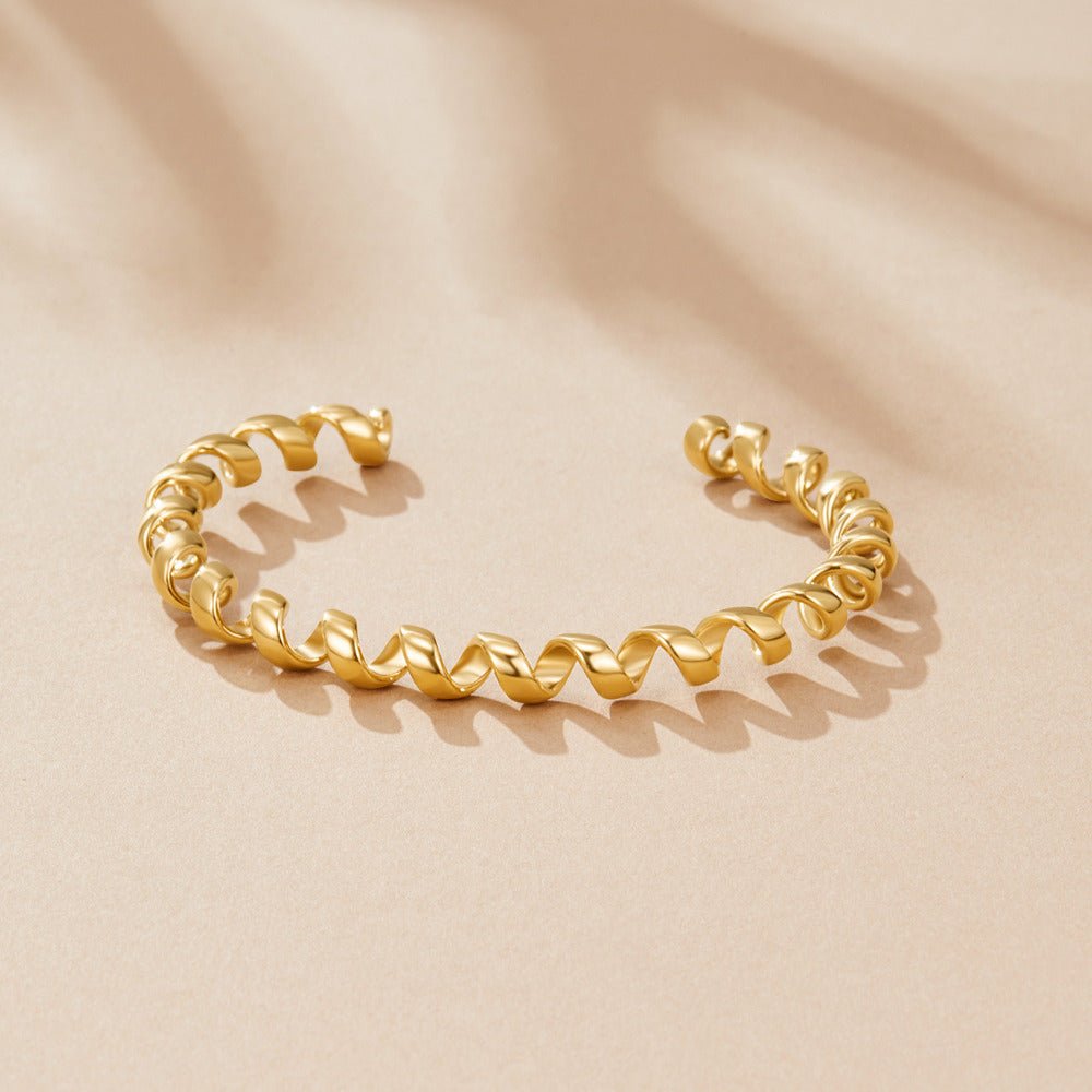 Melinda Gold Coil Bracelet