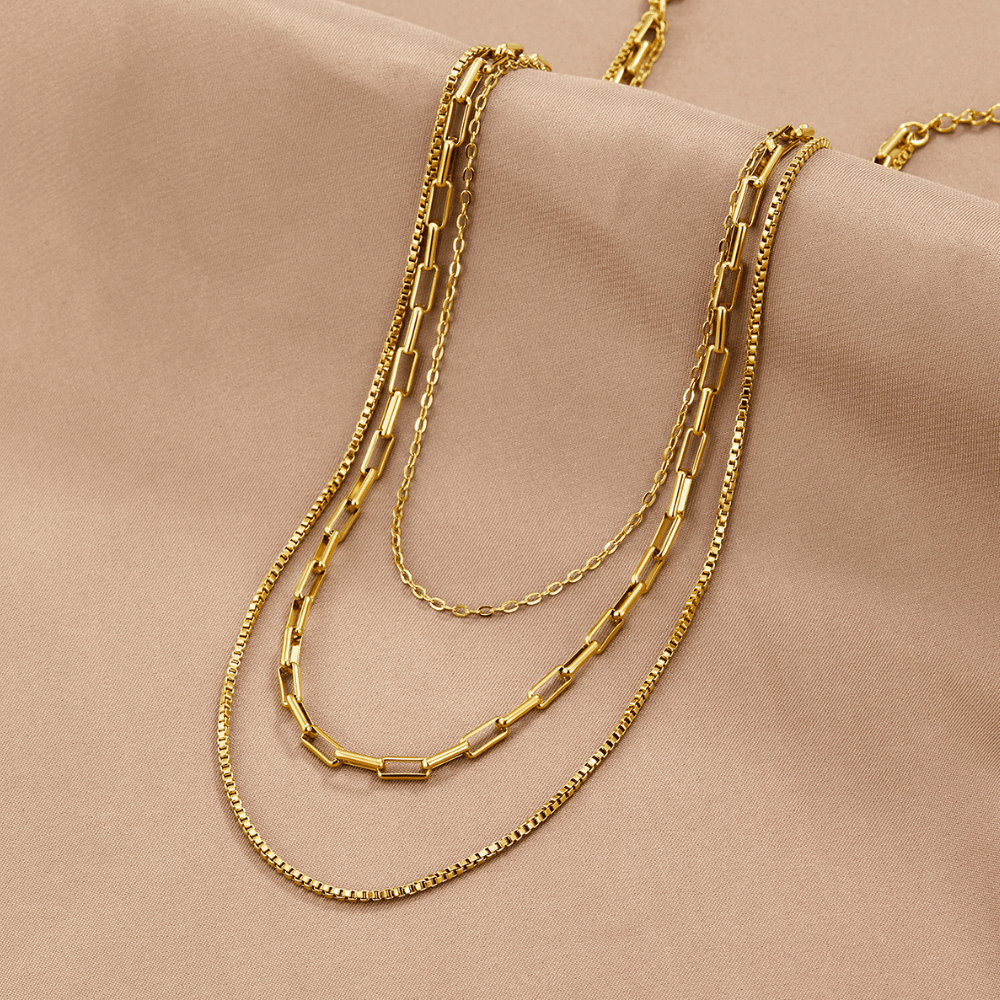 Miela Layered Chain Necklace