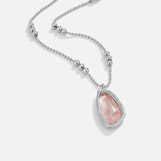 Moonstone Drop Pendant Necklace