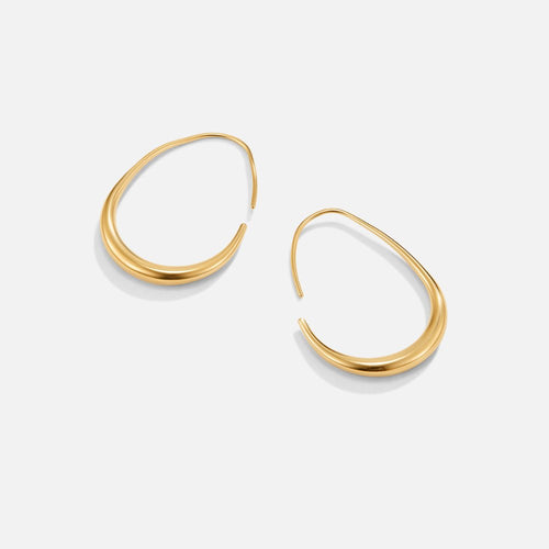 Nica Gold Hoop Earrings