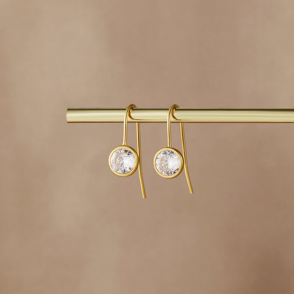 Olivia Crystal Drop Earrings