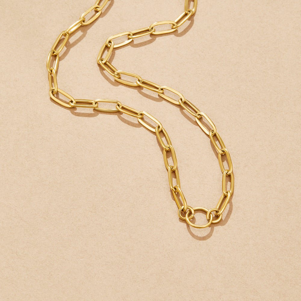 Pia Chain Link Charm Necklace