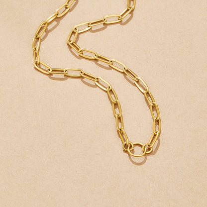 Pia Chain Link Charm Necklace