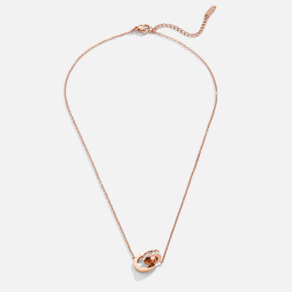 Rose Gold Infinity Necklace