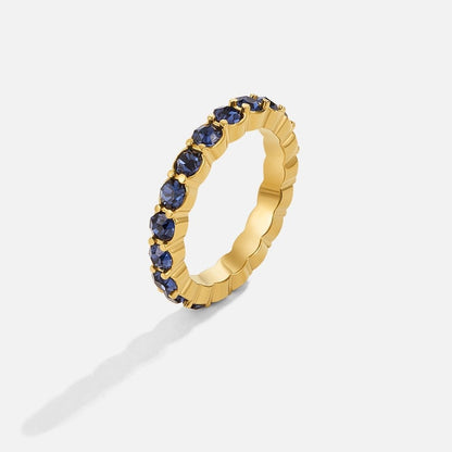 Sapphire Beauty 18k Crystal Ring