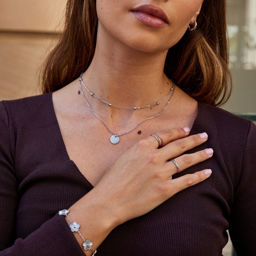 Silver Infinity Loop Ring