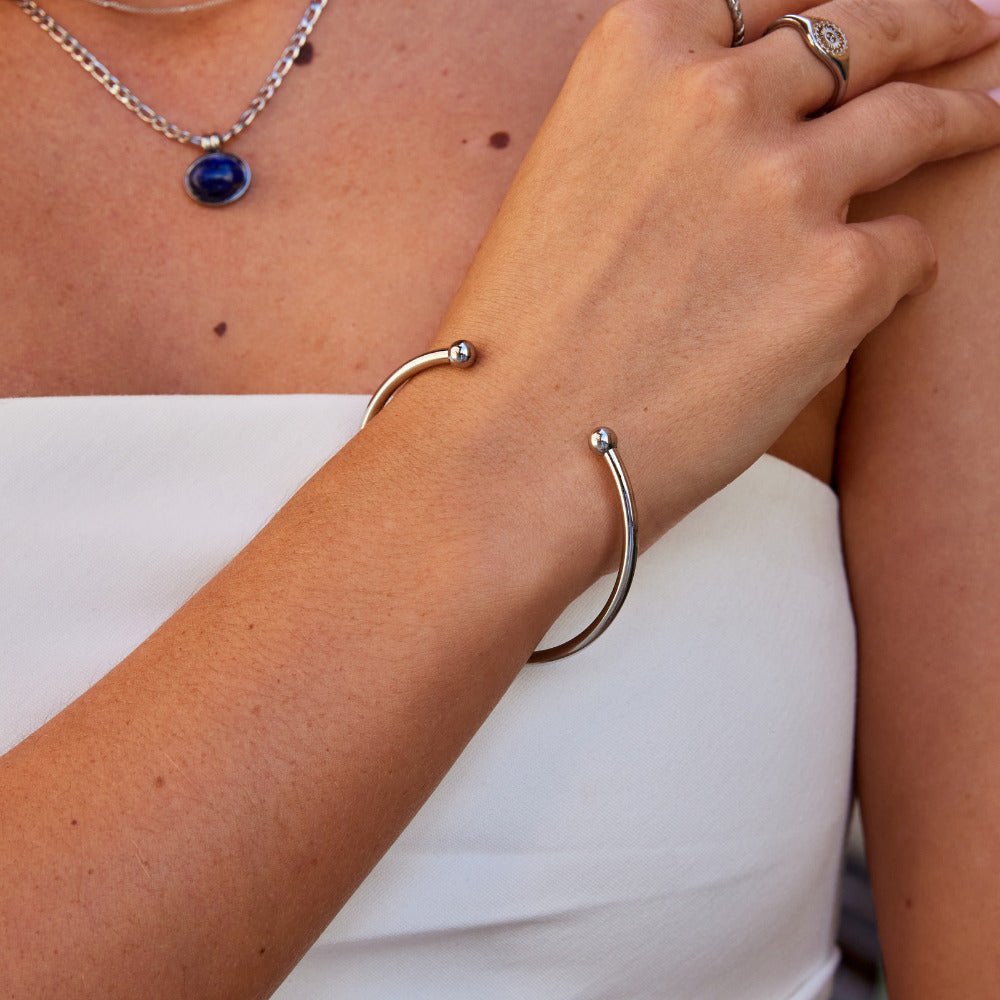 Silver Penelope Bangle