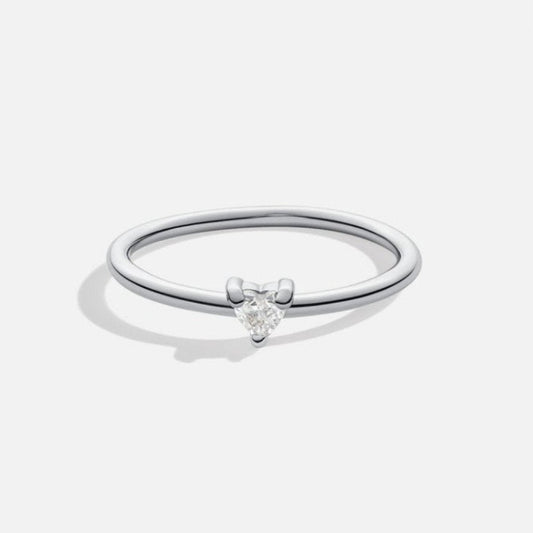 'Small Love' Crystal Heart Ring