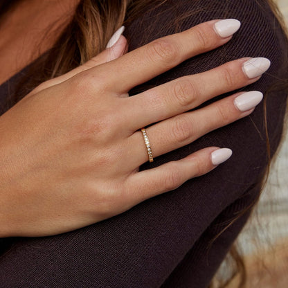 Timeless Beauty 18K Crystal Ring