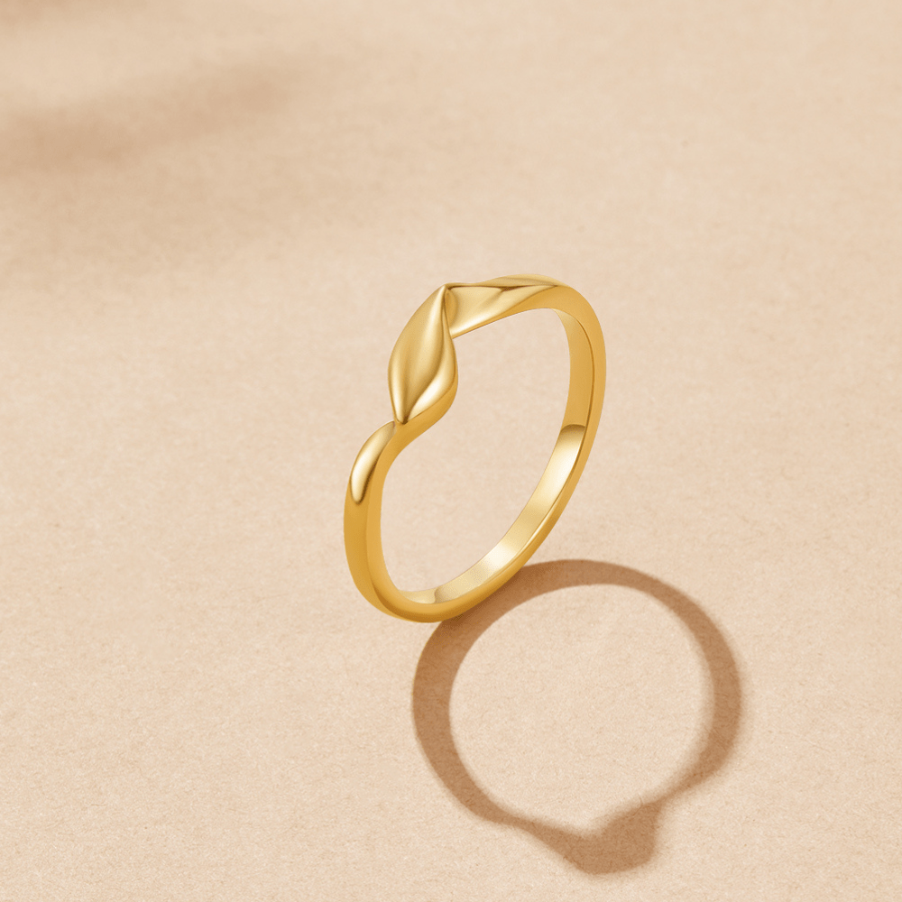 Twisted Athena Gold Ring
