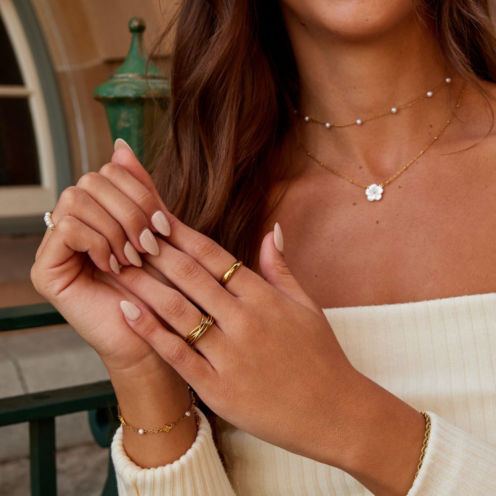 Twisted Mia Gold Ring
