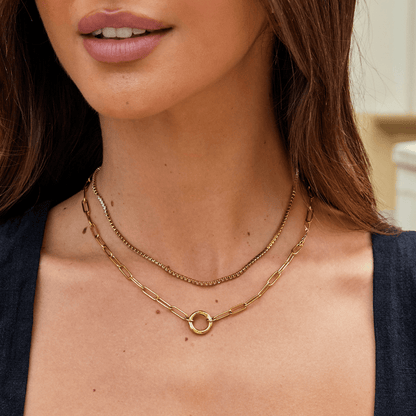 Via Gold Chain Necklace