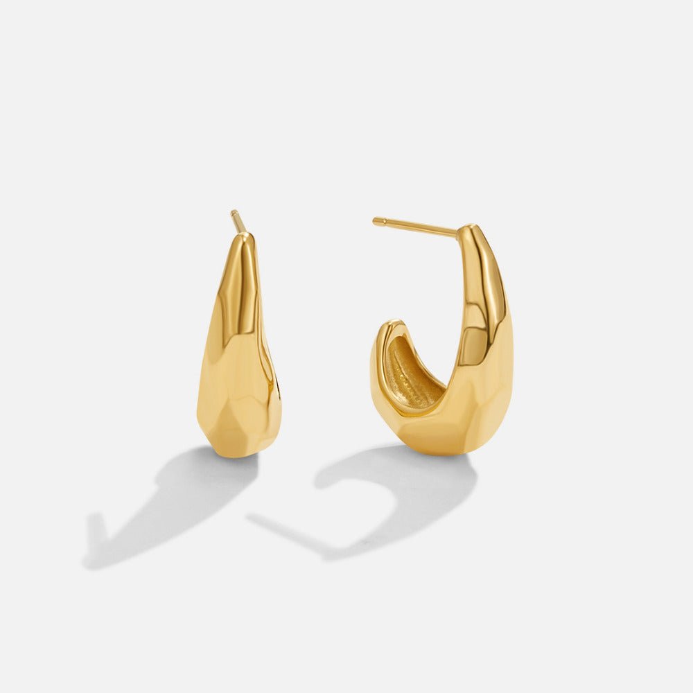 Vienna Gold Dome Earrings