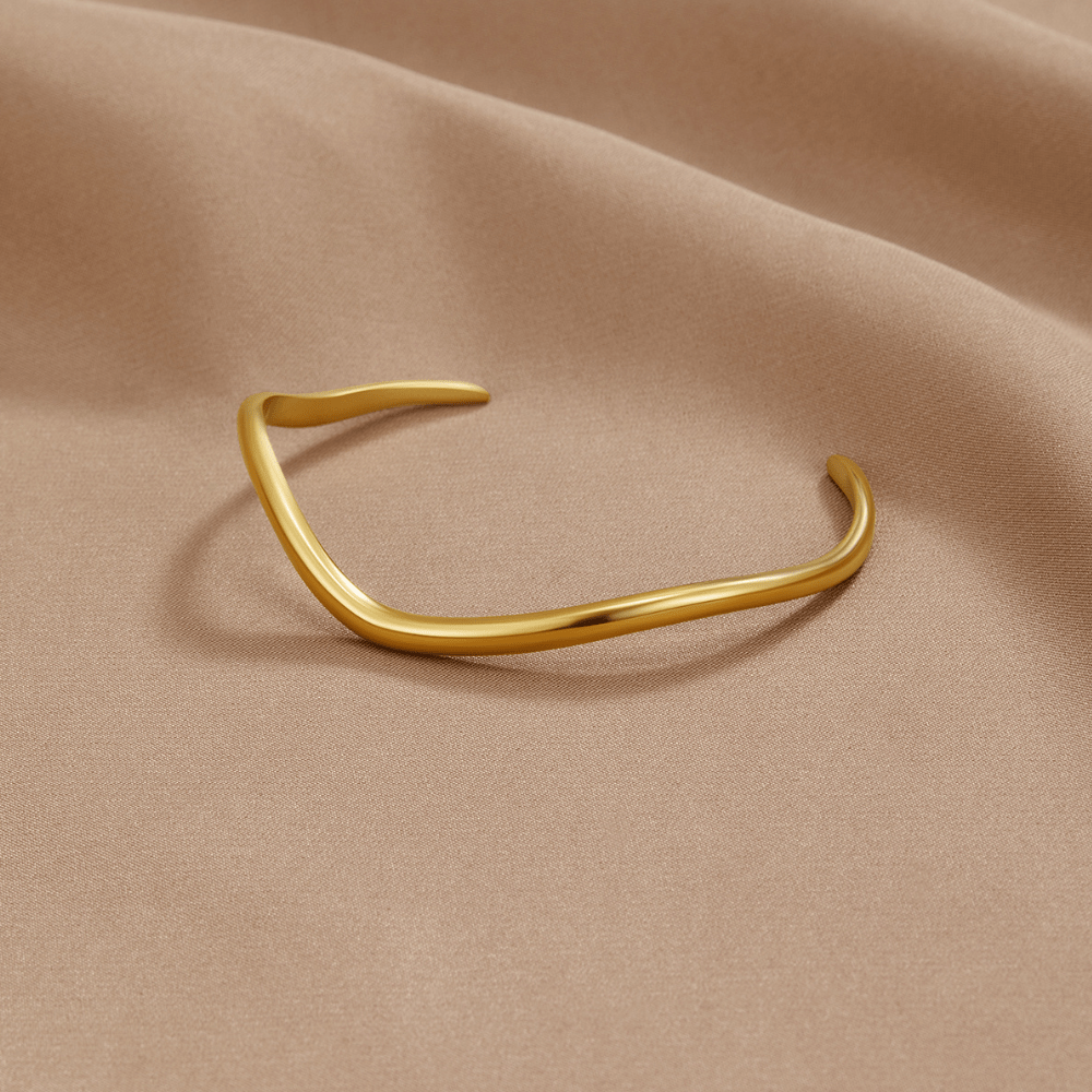 Wave Gold Bracelet